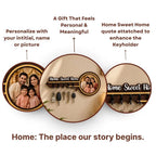 Personalized Key Shaped Photo Wooden Holder
