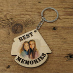 Best Memories Quote Photo Mdf Keychain