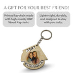 Best Memories Quote Photo Mdf Keychain