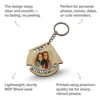 Best Memories Quote Photo Mdf Keychain