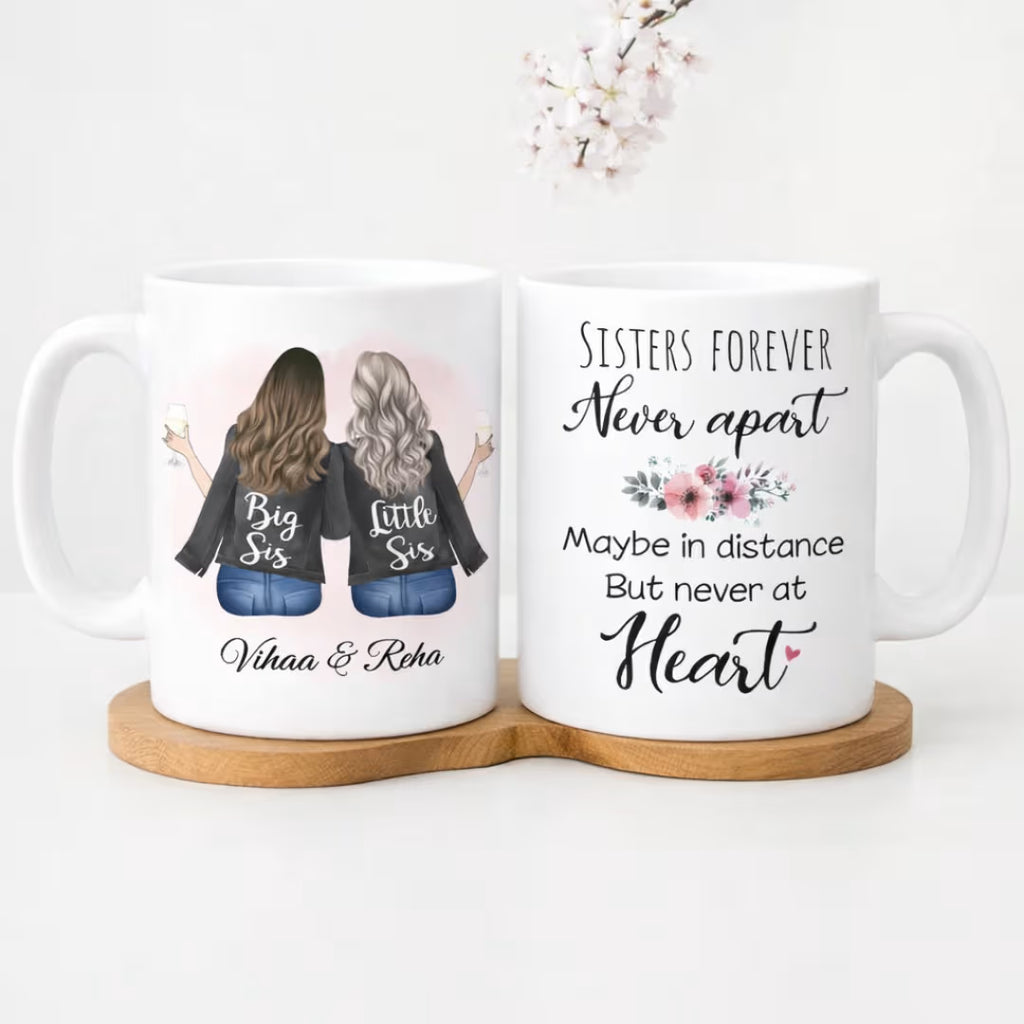 Long Distance Sisters Mug