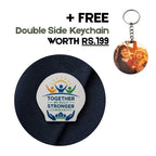 Customized MDF Shell Shaped Badge (Safety Pin Attachment)