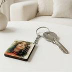 Rectangle Customized 3d Photo Keychain