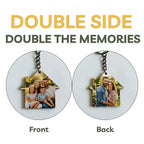 House Mdf Double Side Photo Keychain
