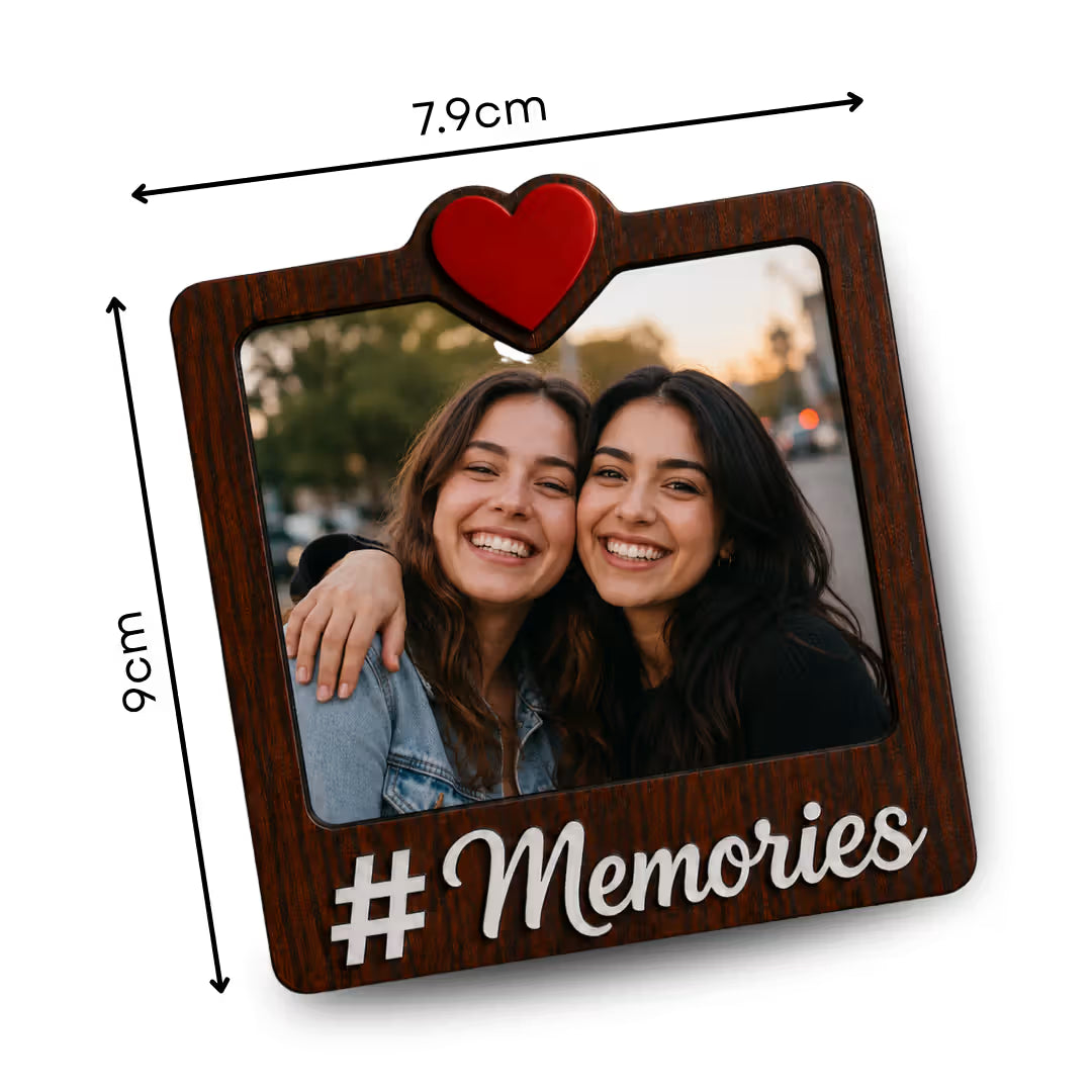 Memories Friends Photo Wooden Fridge Magnets