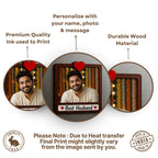 Husband Wooden Personalized Photo Fridge Magnet