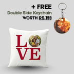 Customized Photo Satin Love Pillow