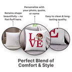 Customized Photo Satin Love Pillow