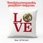 Customized Photo Satin Love Pillow