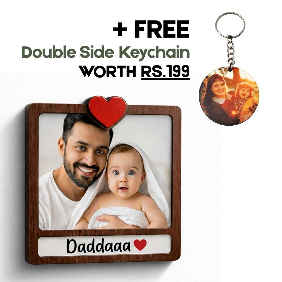 Photo Daddy MDF Persoanzlied Fridge Magnet