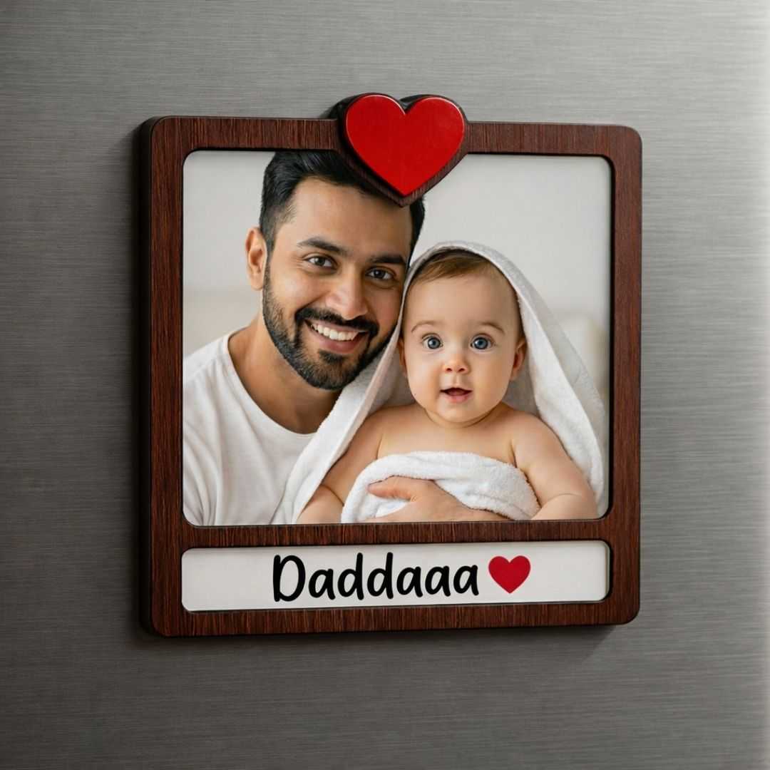 Photo Daddy MDF Persoanzlied Fridge Magnet