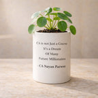 Customized Quote & Picture Ceramic Vase For CA