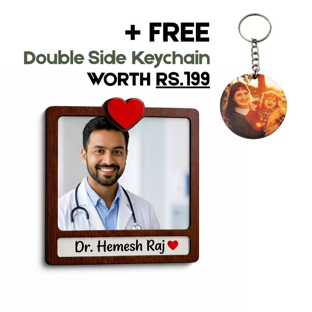 MDF Doctor's Photo PersonalizedFridge Magnet