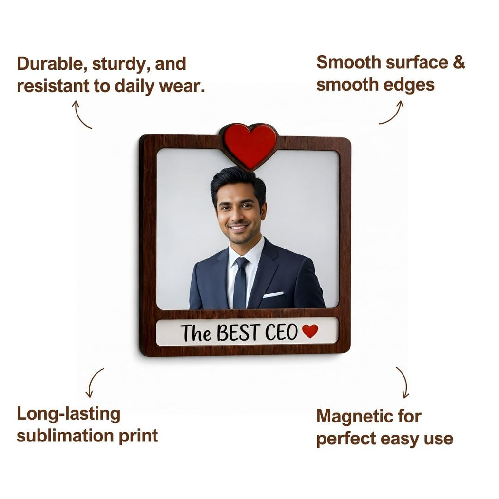 MDF The Best CEO Customized Fridge Magnet