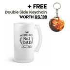 Worlds no 1 Dad Personalized Beer Mug