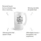 Worlds no 1 Dad Personalized Beer Mug