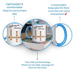 Siblings Crosswords Personalized Mugs Blue