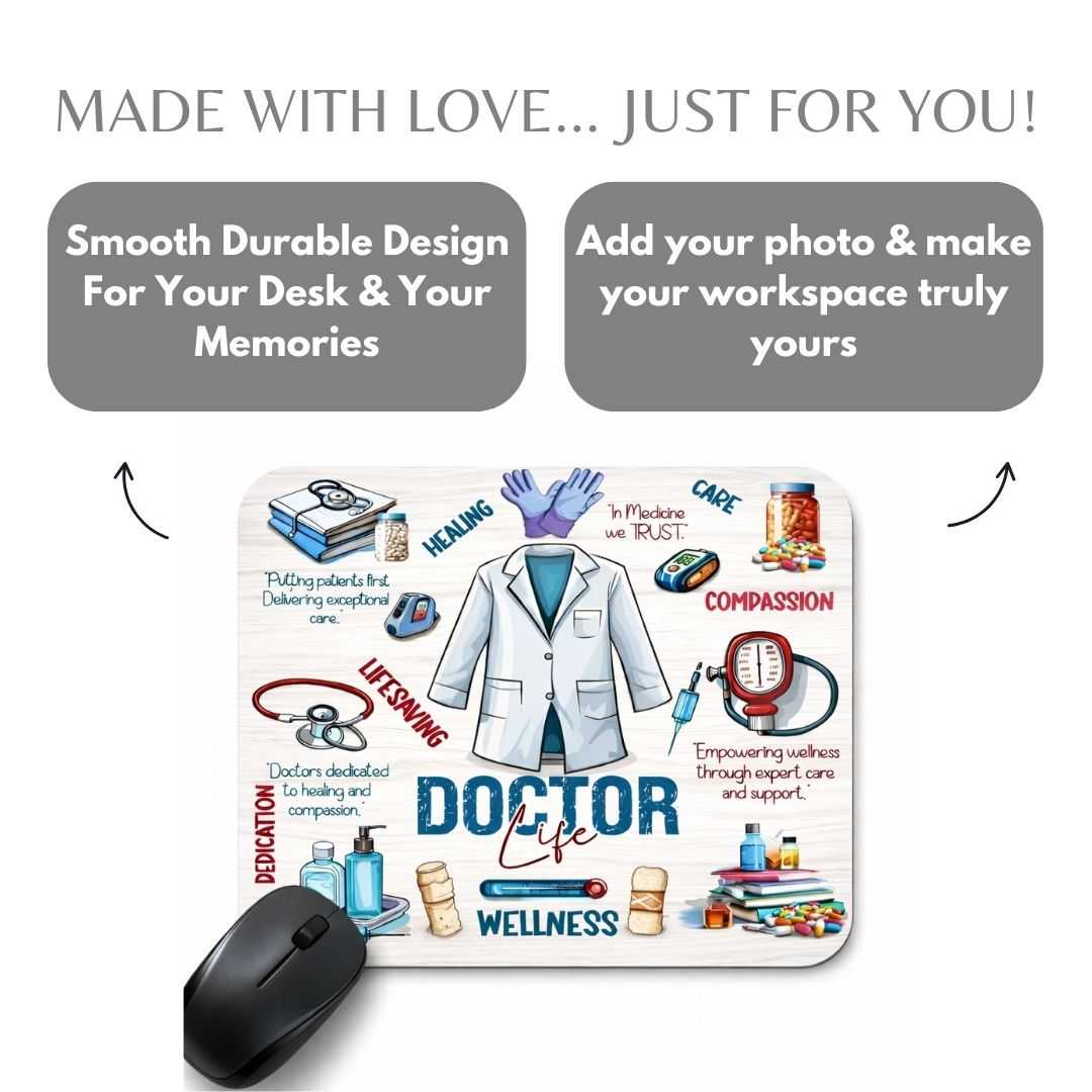 Customzied Mouse pad for Doctor