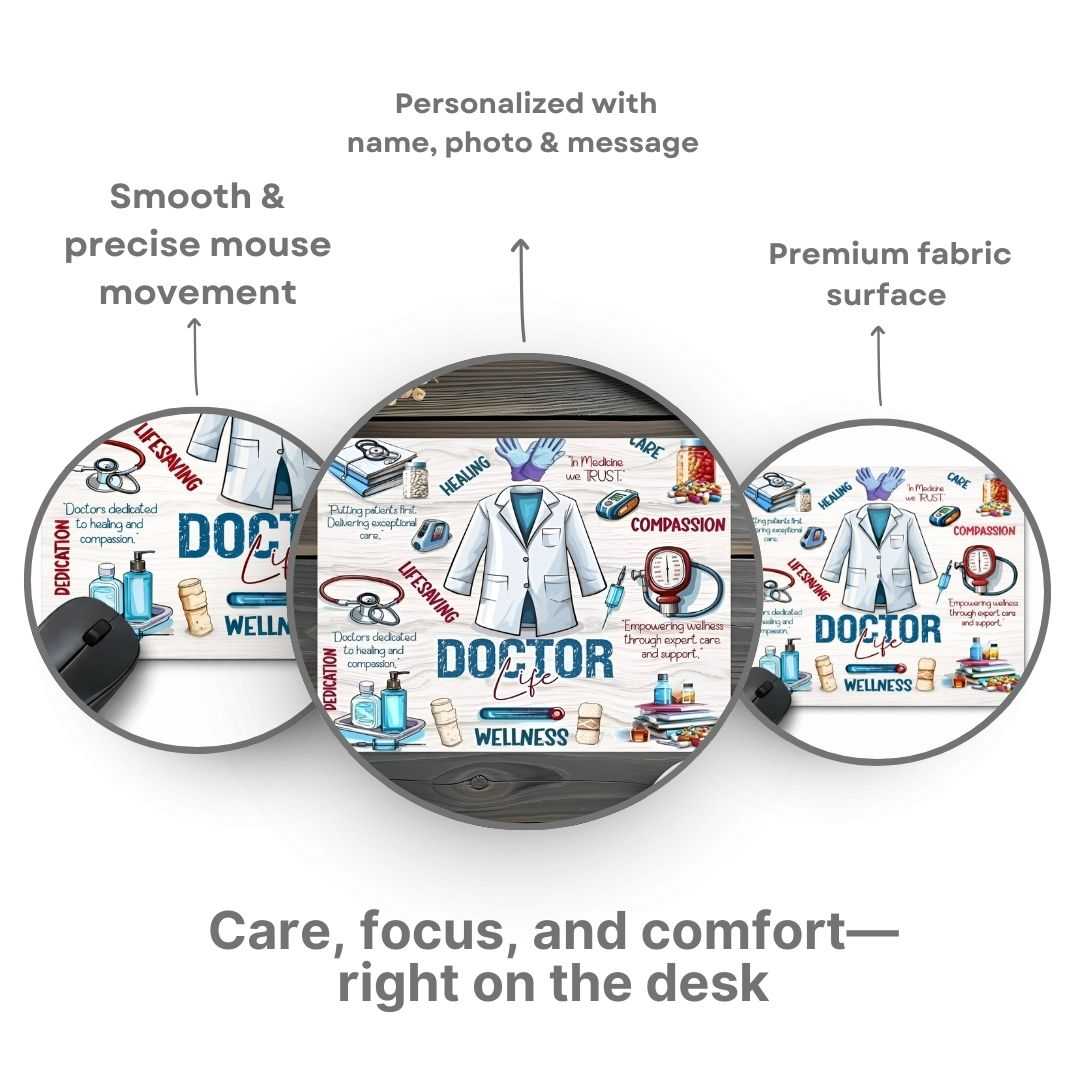 Customzied Mouse pad for Doctor