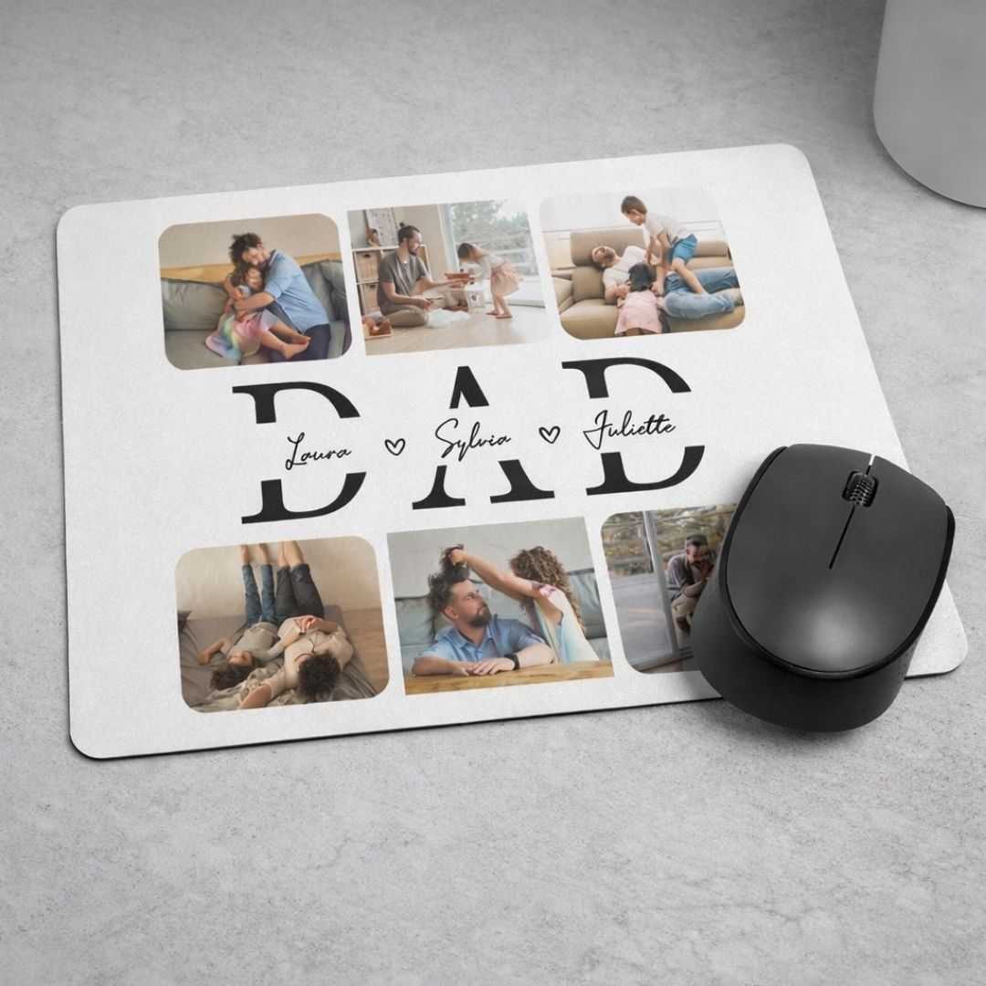 Dad Picture Personalized Mouse Pad
