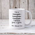Personalized Name Ceramic Mug For Lawyer