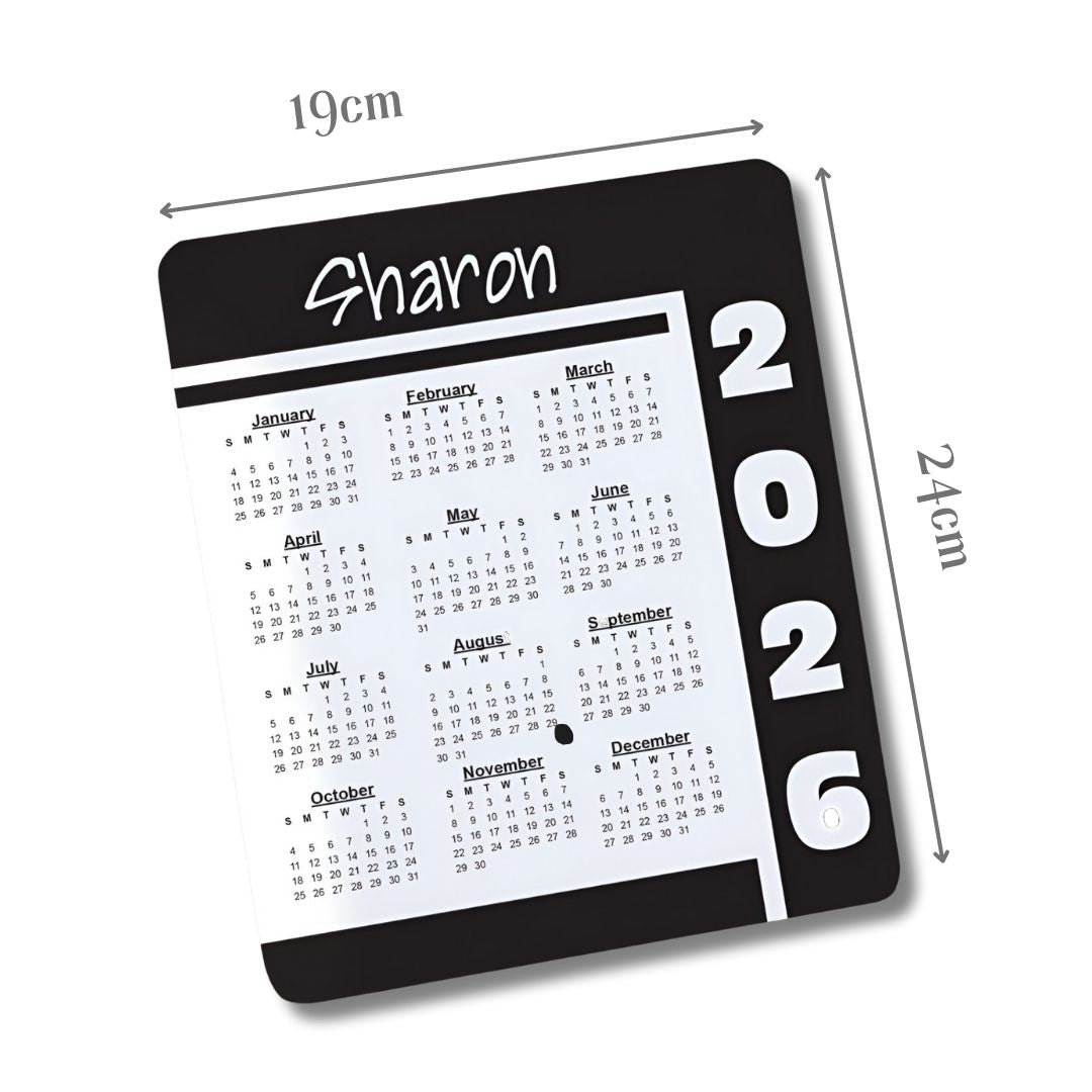 Customized Calender theme Mouse pad