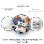 Photo White Furr Little Brother Pillow