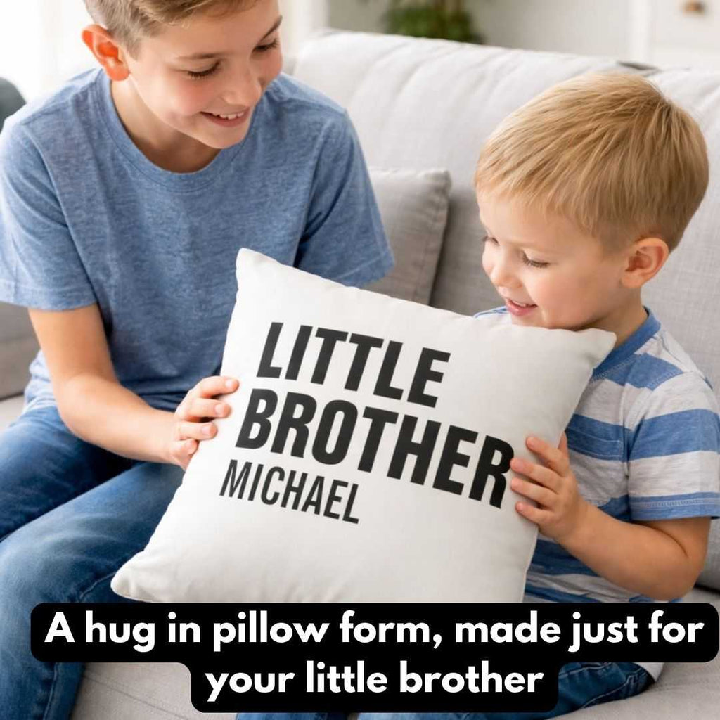 Photo White Furr Little Brother Pillow