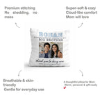Photo White Fur Big Brother Pillow