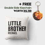 Photo White Furr Little Brother Pillow