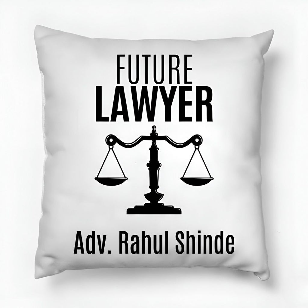 Photo Satin Future Lawyer Customized Pillow