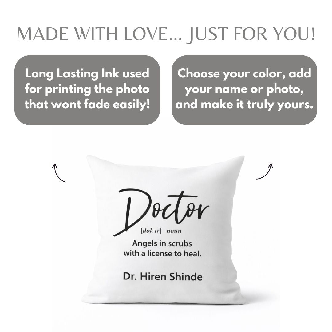 Photo Furr Personalized Pillow For Doctor