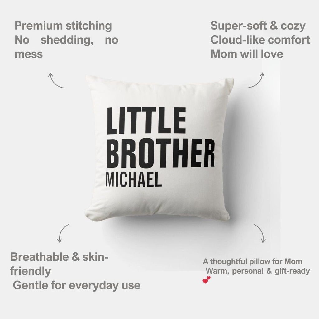 Photo White Furr Little Brother Pillow