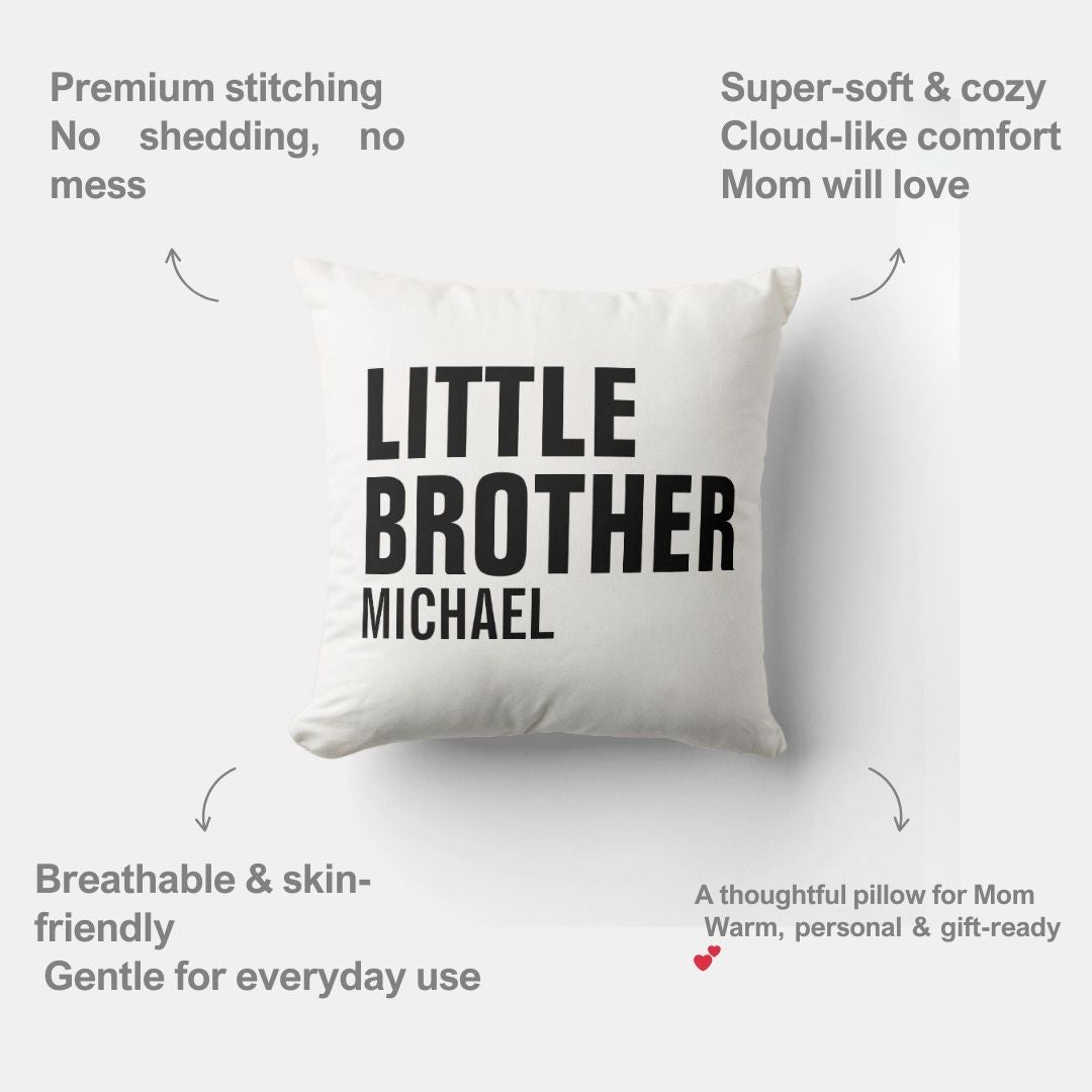Photo White Furr Little Brother Pillow