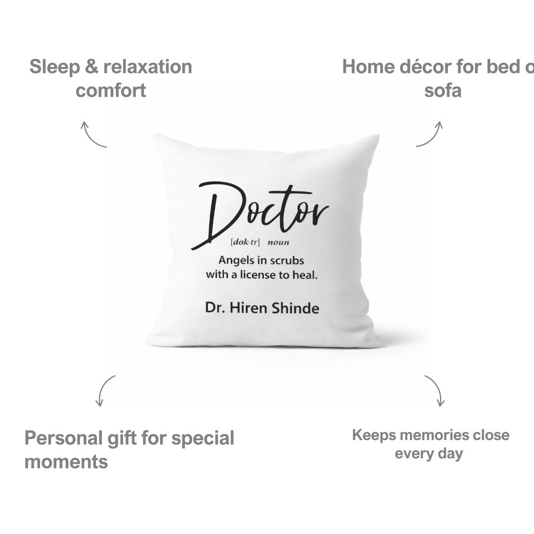 Photo Furr Personalized Pillow For Doctor