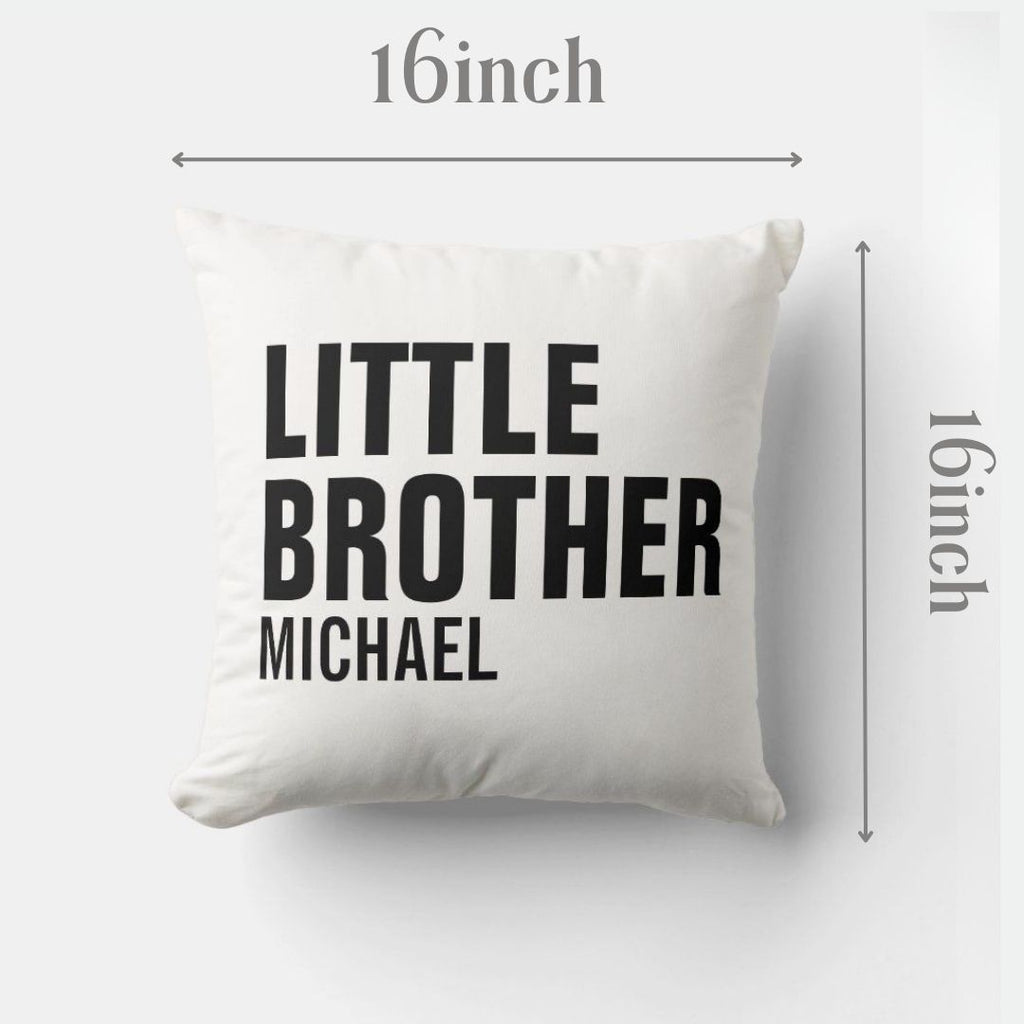 Photo White Furr Little Brother Pillow