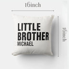 Photo White Furr Little Brother Pillow