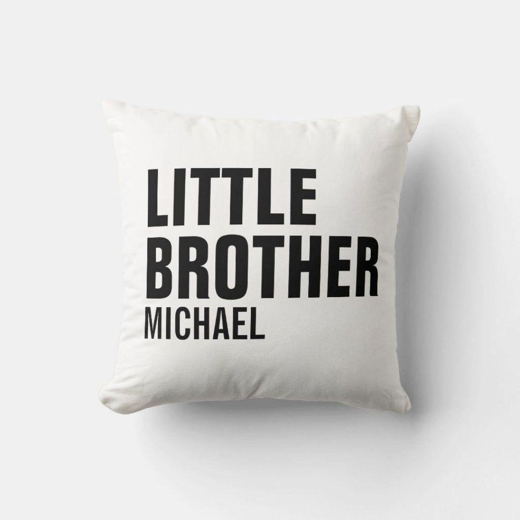 Photo White Furr Little Brother Pillow