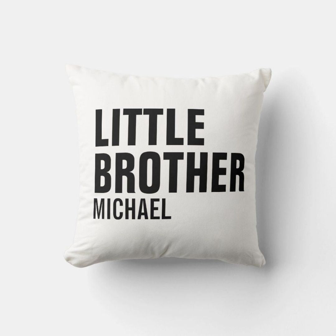 Photo White Furr Little Brother Pillow
