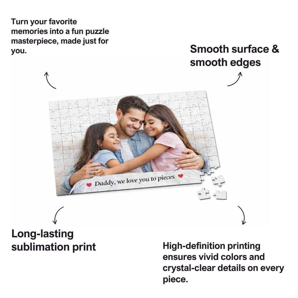 Personalized MDF Daddy Picture Puzzle