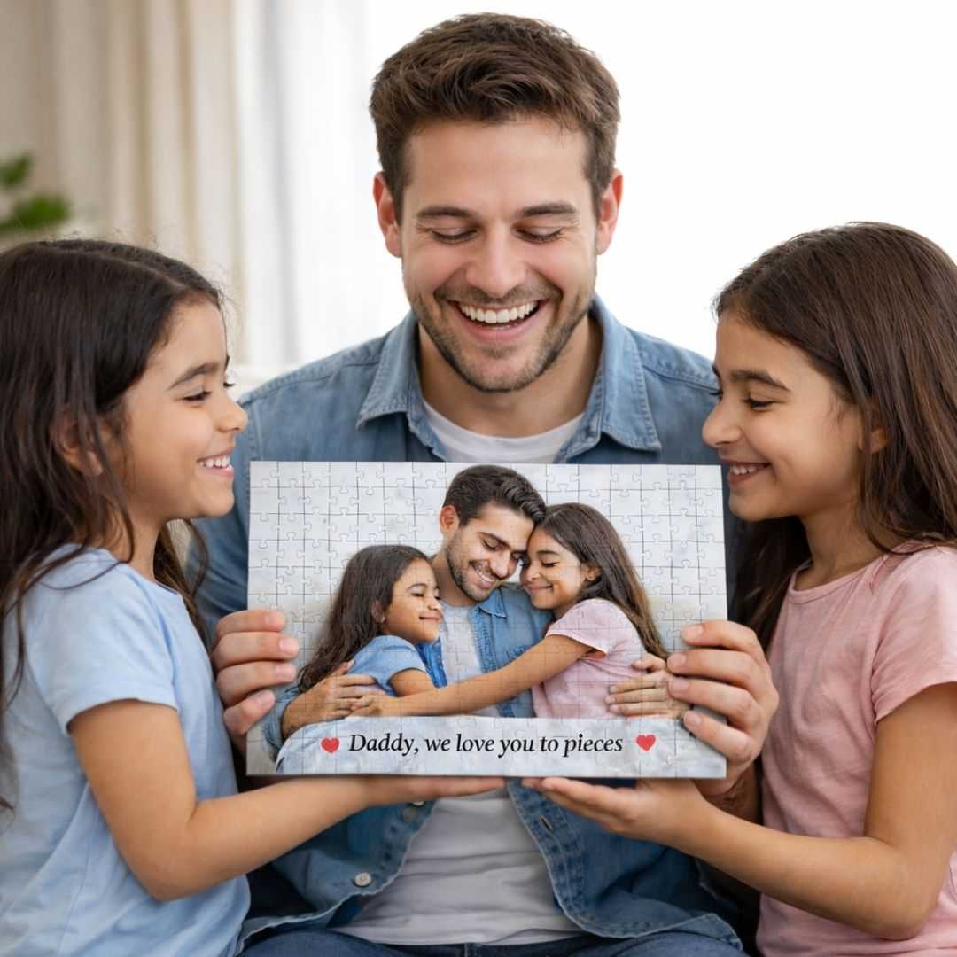 Personalized MDF Daddy Picture Puzzle