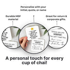 MDF Tea Coastes for Doctor Set of 2