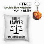 Photo Satin Future Lawyer Customized Pillow