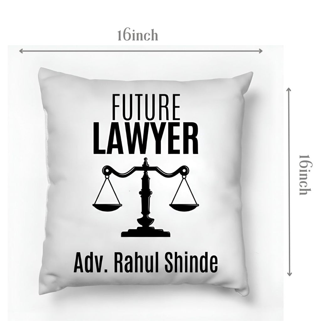 Photo Satin Future Lawyer Customized Pillow