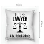 Photo Satin Future Lawyer Customized Pillow