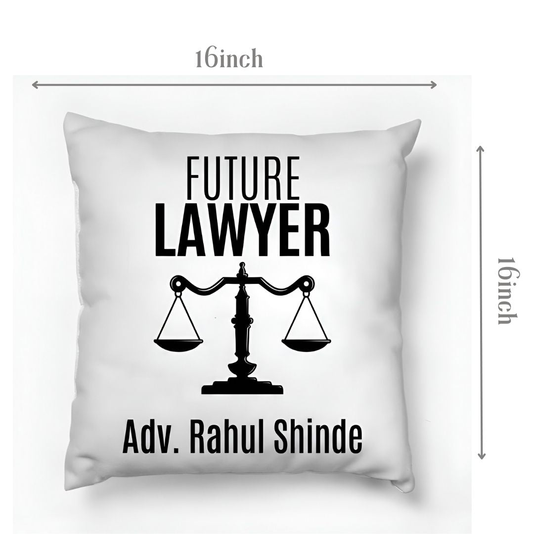 Photo Satin Future Lawyer Customized Pillow
