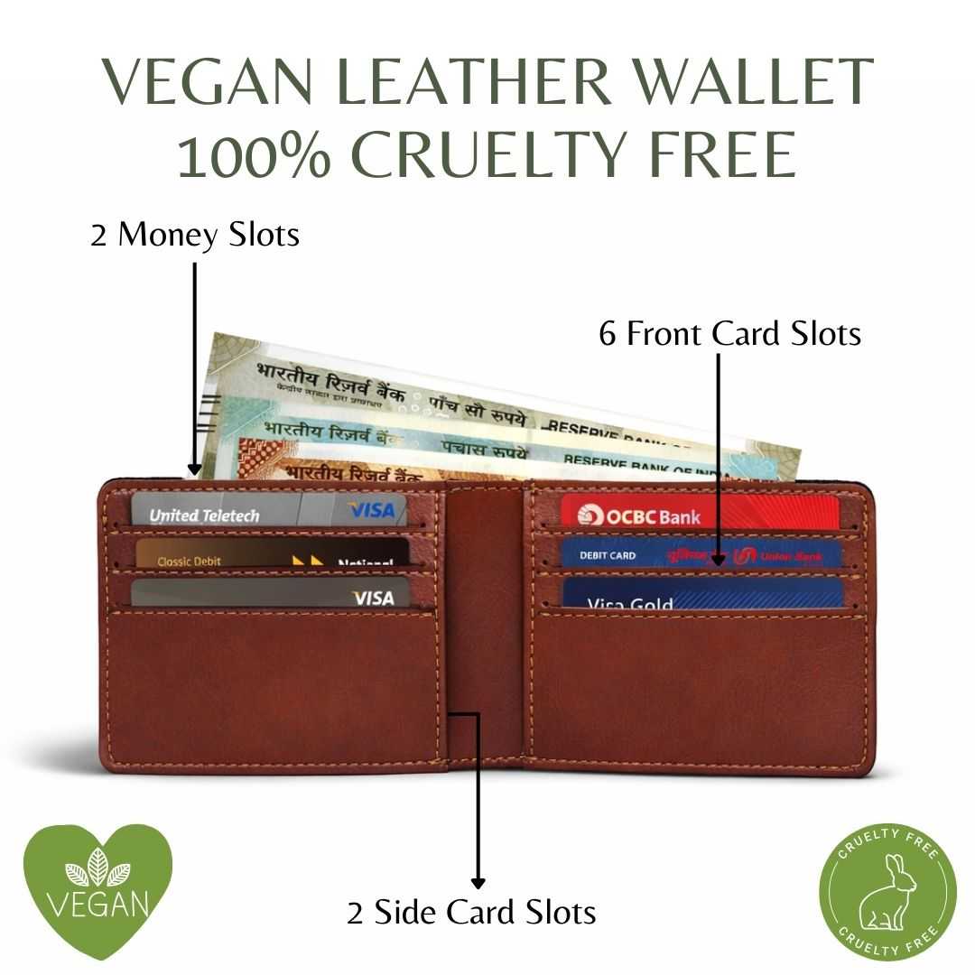 Personalized Brown Wallet with Name for Men