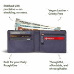 Personalized Chain Wallet with Name & Charm - Grey