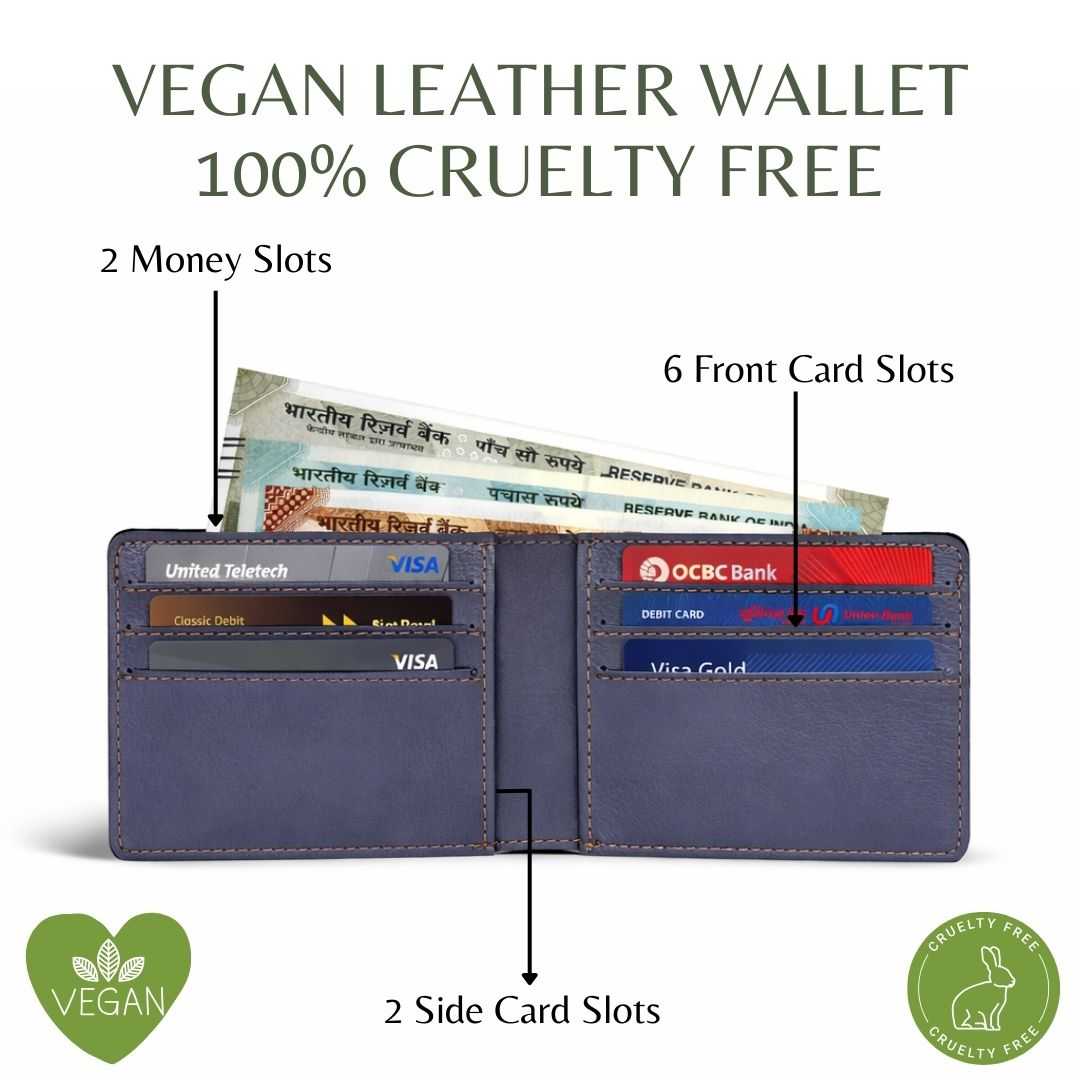 Personalized Grey Wallet with Name for Men