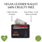 Customized Black Card Holder with Name